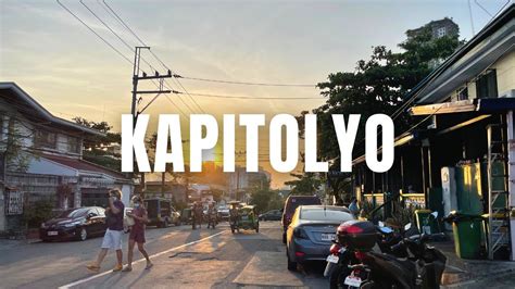 [4K] Kapitolyo Pasig Walk + Restaurants Update - YouTube