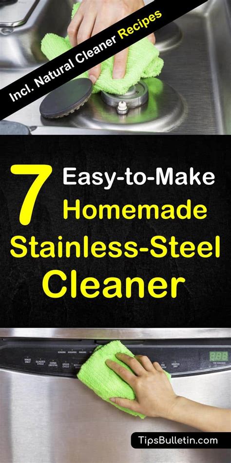 7 Easy-to-Make Stainless Steel Cleaners