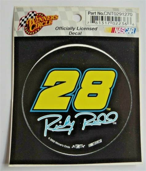 Ricky Rudd #28 Nascar Sticker Decal