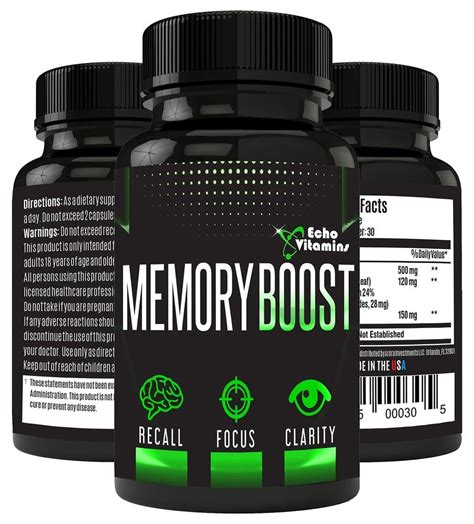 Echo Vitamins Memory Boosting Brain Supplement for Focus, Energy, Memory-... #echovitamins ...