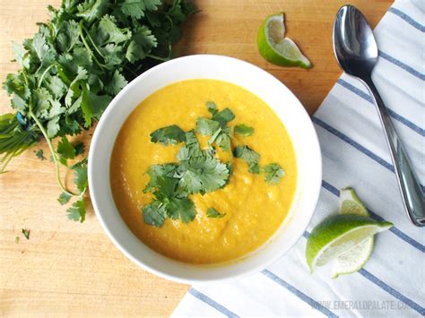 Carrot Parsnip Soup Recipe with Curry & Dukkah Spice - The Emerald Palate