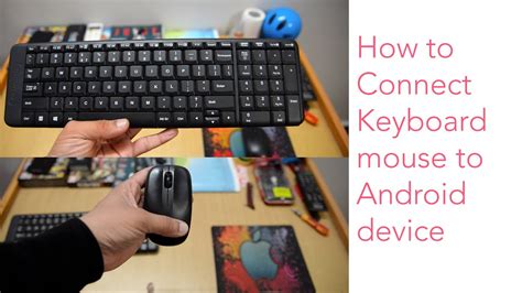 how to connect Wireless keyboard & Mouse to Android Device - YouTube