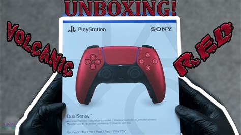 "VOLCANIC RED" NEW DualSense PS5 Controller Unboxing! [4K] - YouTube