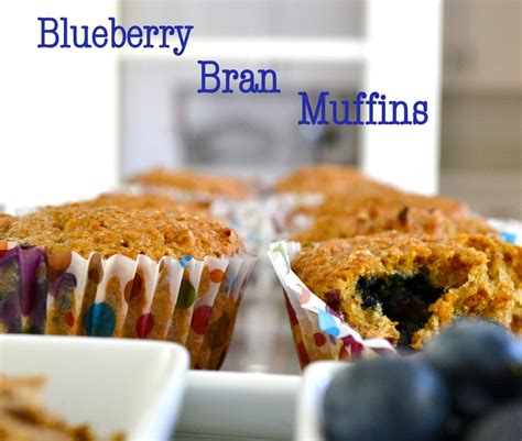 Blueberry Bran Muffins - Little Bits of Real Food