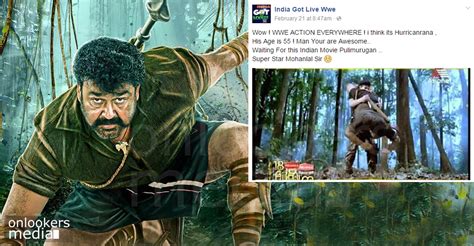 Stunt sequence of Mohanlal from Pulimurugan is trending all over