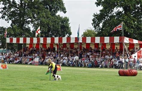 Heckington Agricultural Show with horses, camels, donkeys and marching bands, Lincolnshire, England