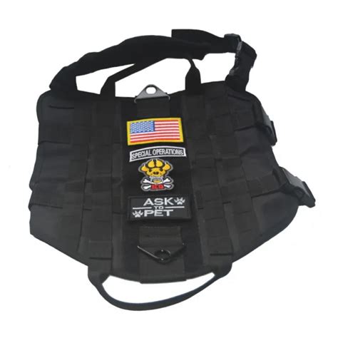 Tactical Police K9 Vest Harness – Dog Clothes Studio