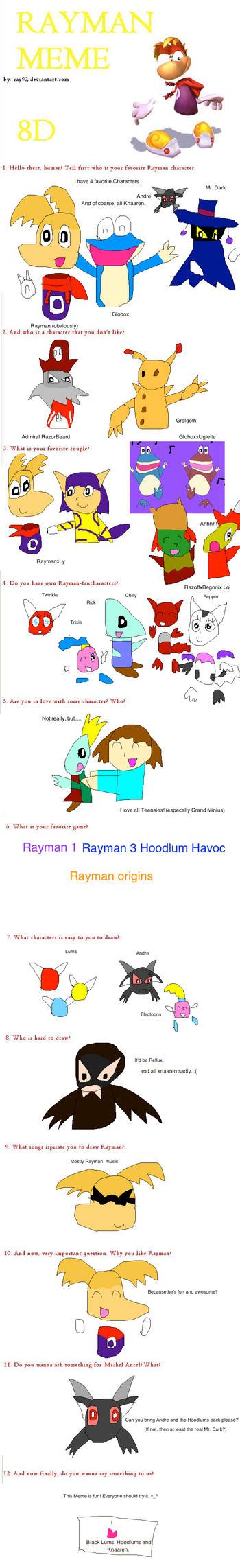 Rayman Meme by MegaCrystalSwiftail on DeviantArt