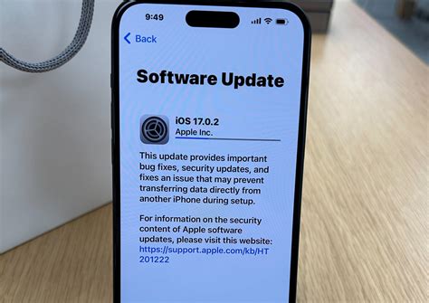 Warning: Update iPhone 15 to iOS 17.0.2 before transferring data | Cult ...