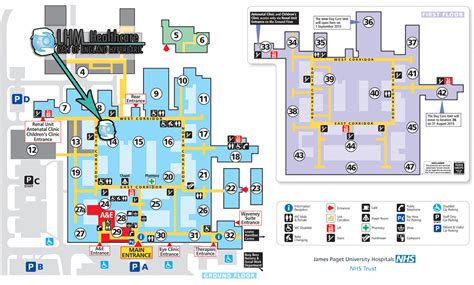 James Paget Hospital Floor Plan