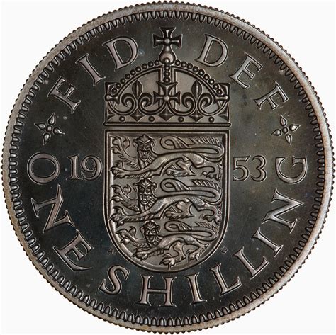 Shilling 1953 English, Coin from United Kingdom - Online Coin Club