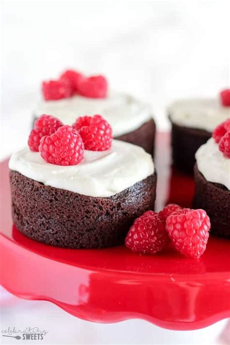 Chocolate Mini Cakes - Celebrating Sweets