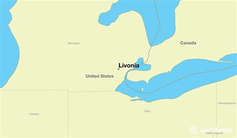 Where is Livonia, MI? / Livonia, Michigan Map - WorldAtlas.com