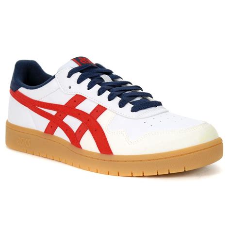 ASICS Men's JAPAN S Running Shoes White/Classic Red 1193A158.100 - WOOKI.COM