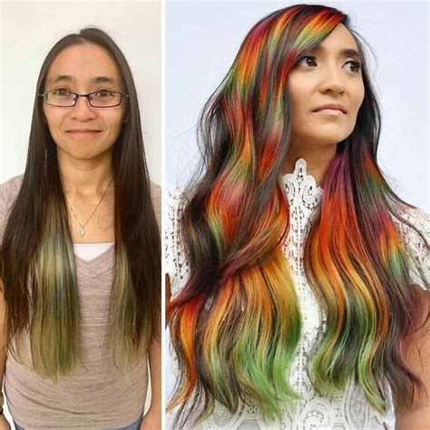 20 Times Women Tried Out An Unusual Hair Colors And Did Not Regret It ...