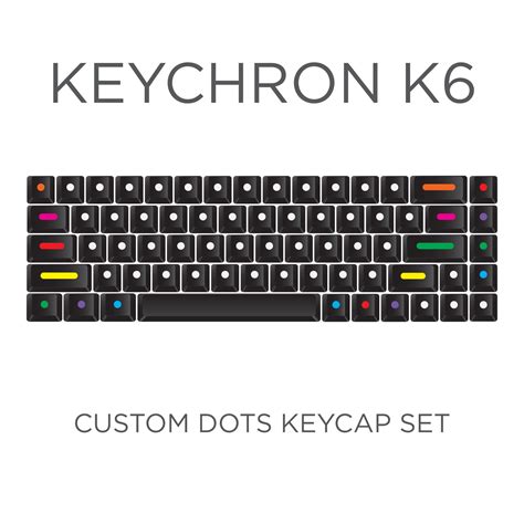 Shop :: Maker Designs :: Keychron K6 Custom DOTS Keycap Set