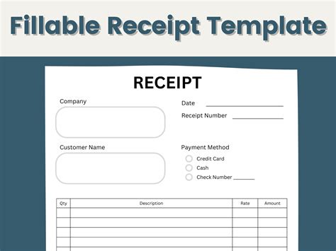 Free Receipt Template Pamphlet Template Invoice Templ - vrogue.co