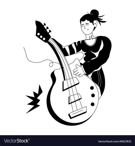 Guitar player Royalty Free Vector Image - VectorStock