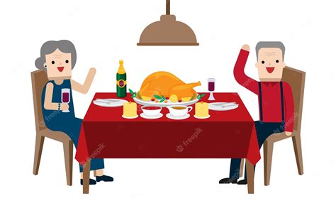 Premium Vector | Feast table setting food and wine at home or ...