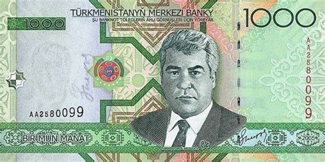 Will's Online World Paper Money Gallery - BANKNOTES OF TURKMENISTAN