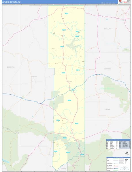 Map Books of Apache County Arizona - marketmaps.com