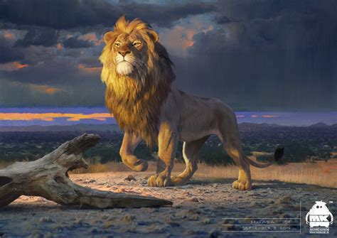 ArtStation - The Lion King: Mufasa character design.