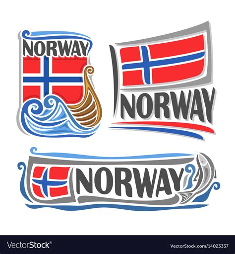 Logo for norway Royalty Free Vector Image - VectorStock