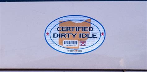 Certified Dirty Idle Sticker Decal Genuine Certified Dirty - Etsy