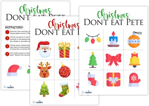 Print your Christmas Don't Eat Pete board game today! - My Silly Squirts