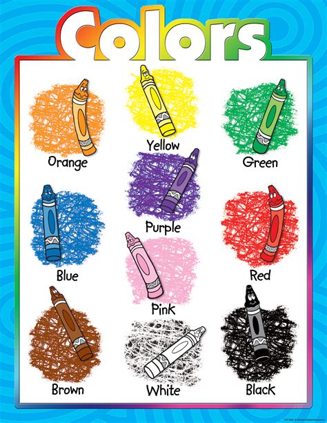 Colors Chart - TCR7685 | Teacher Created Resources