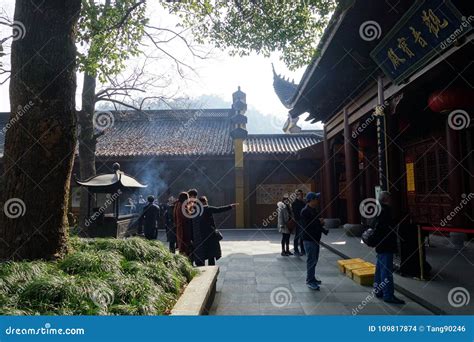 Lingyin Temple in Hangzhou, China Editorial Stock Image - Image of ...