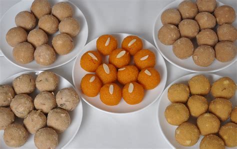 Different types of Laddoo served at https://www.facebook.com/BikanerExpress.sg | Indian sweets ...