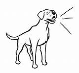 dog barking Drawing  Google Search Dog coloring Page sketch template