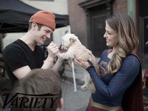 Behind-The-Scenes Photos From 'Supergirl'/'The Flash' Crossover ...