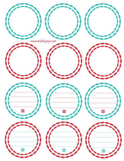 Free Printable Tags | New Calendar Template Site