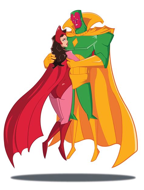 Wanda and Vision fan art by me : r/Marvel