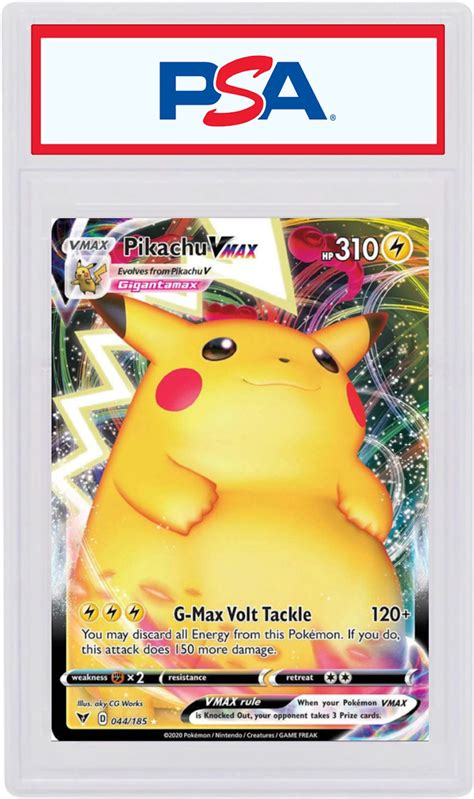 Pikachu VMAX-Full Art 2020 Pokemon TCG Sword & Shield Vivid Voltage #44/185 - 2020