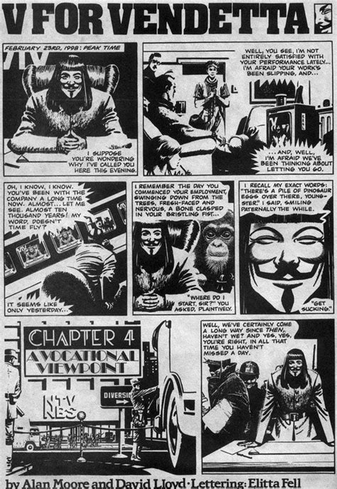 The Original V For Vendetta Speech (Graphic Novel), page 1 | V for ...