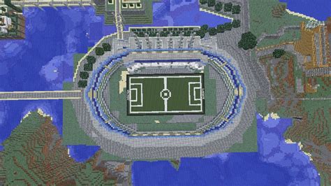 Football stadium Minecraft Map