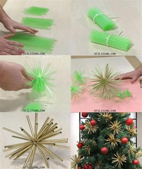 Diy Christmas Ornaments, Christmas Projects, Christmas Decor Diy, Holiday Crafts, Gold Ornaments ...