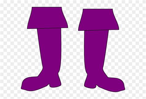 Purple Pirate Boots Clip Art - Clip Art Purple Boots - Free Transparent PNG Clipart Images Download
