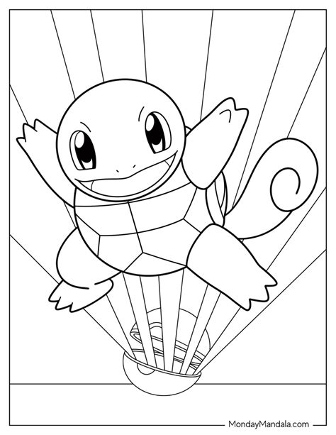 22 Squirtle Coloring Pages (Free PDF Printables)