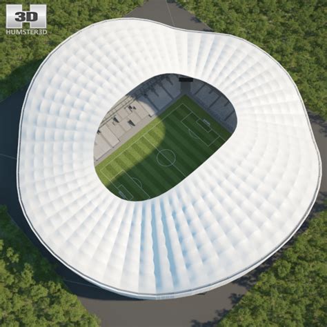 Stade Velodrome 3D model - Architecture on Hum3D