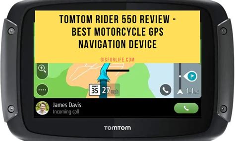 TomTom Rider 550 Review - Best Motorcycle GPS Navigation Device | GIS for LIfe