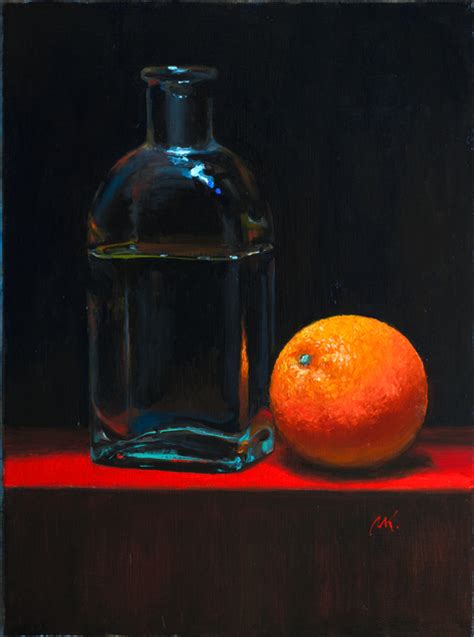 Orange Oil Painting By Mikhail Velavok | absolutearts.com