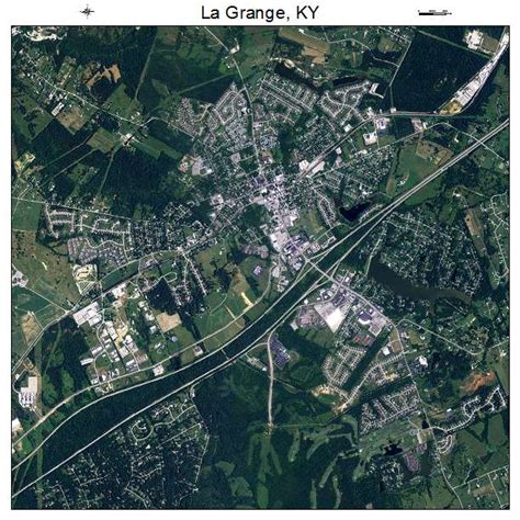 Aerial Photography Map of La Grange, KY Kentucky