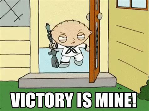 Victory Is Mine! GIF - Family Guy Stewie Victory Is Mine - Discover & Share GIFs