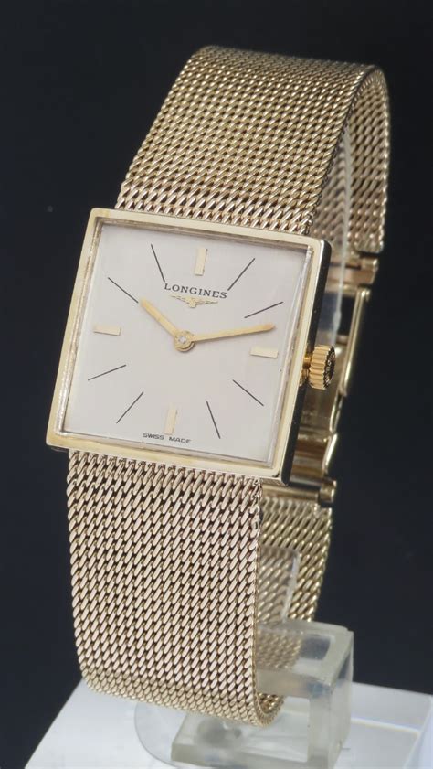 Wonderful Solid 9ct Gold Longines Mens Vintage Watch With Box C1965 ...