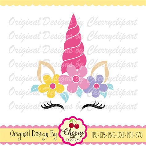 Unicorn SVG, Flowers Unicorn Svg Silhouette and Cricut Cut Design, Unicorn Clip Art, T-shirt ...