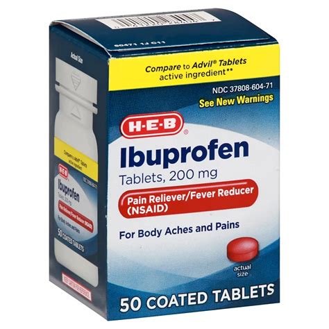 GoodSense Ibuprofen Tablets 200 Mg, Pain Reliever And Fever Reducer ...